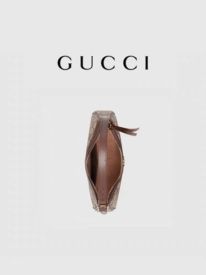 छोटा GG सुप्रीम कैनवास लेदर अंडरआर्म शोल्डर बैग GUCCI Ophidia