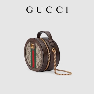 GUCCI ब्रांडेड महिलाओं के हैंडबैग Ophidia मिनी डिजाइनर कैनवास कंधे बैग ODM
