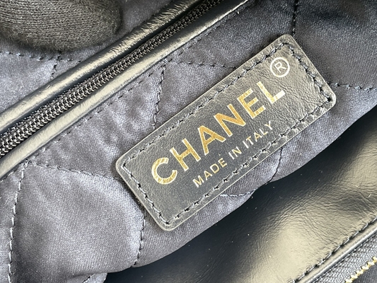 22S Calfskin Navy Chanel 22 &quot;ट्रैश बैग&quot; छोटा हैंडबैग ODM