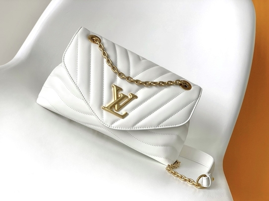 LV Preloved ब्रांडेड बैग M58549 न्यू वेव चेन बैग