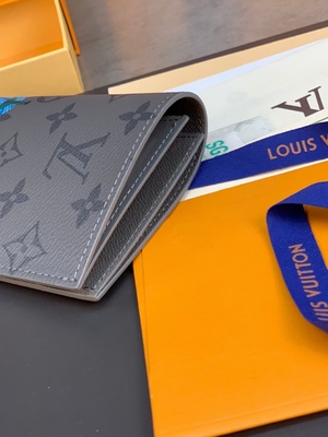 लुई Vuitton LV X YK मिनी डिज़ाइनर पर्स पॉकेट ऑर्गनाइज़र ब्लैक कद्दू प्रिंट