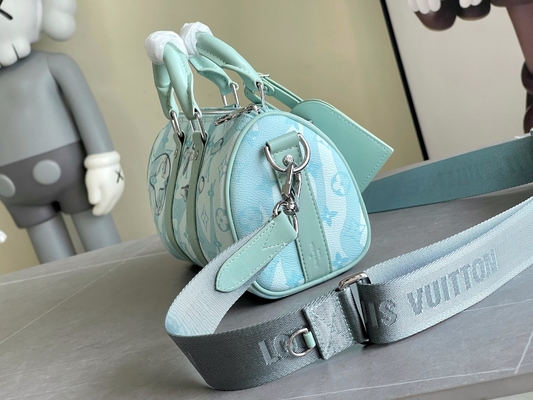 Business LV डिज़ाइनर मोनोग्राम बैग Keepall BandoulièRe 50 नीला ट्रैवल बैग