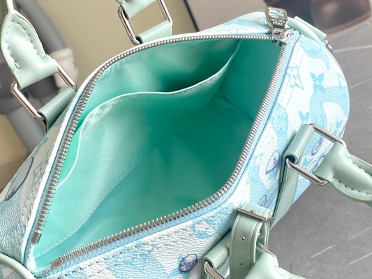 Business LV डिज़ाइनर मोनोग्राम बैग Keepall BandoulièRe 50 नीला ट्रैवल बैग